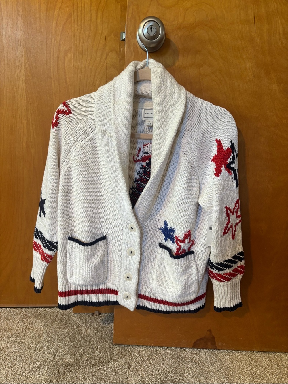 Maeve Sailboat Cardigan Anthropology